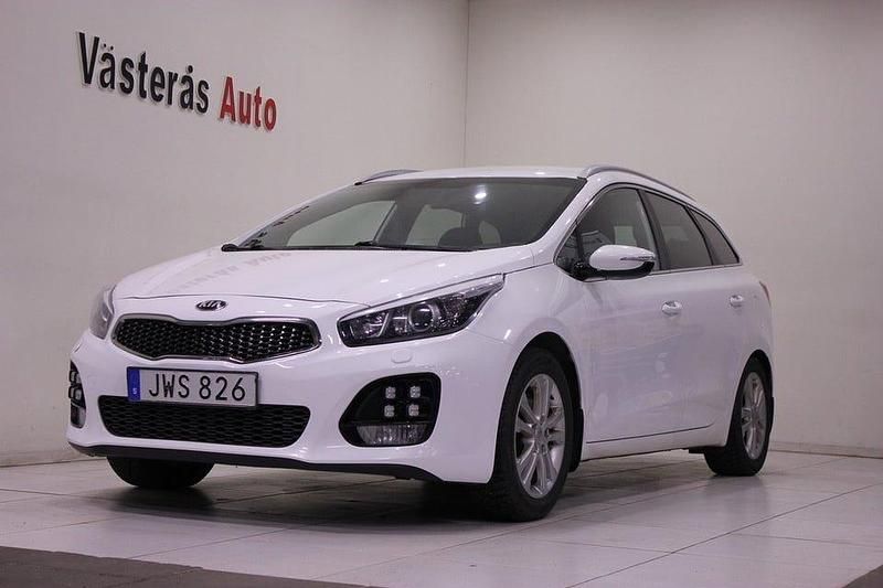 Begagnad Kia Ceed Sportswagon GT-Line 135 HK (99 kW) 2018 Vit Kombi