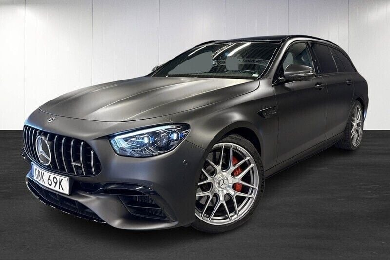Blå Begagnad 2021 Mercedes E63S AMG AMG Kombi | 899 000 kr (Superpris) - Bild 1/4