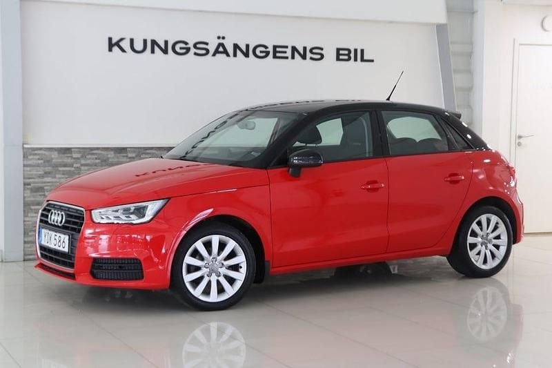Begagnad Audi A1 Sportback Sport 95 HK (69 kW) 2016 Röd Halvkombi