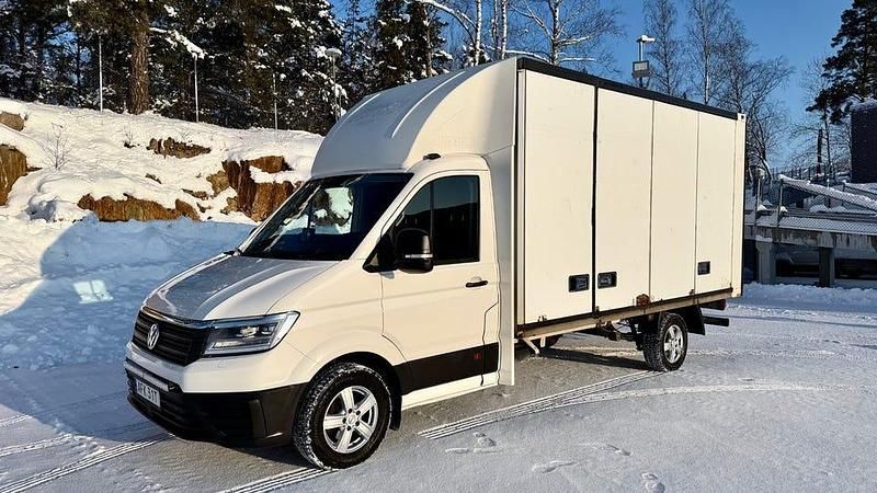 Vit Begagnad 2019 VW Crafter Van | 239 900 kr (Superpris) - Bild 1/4