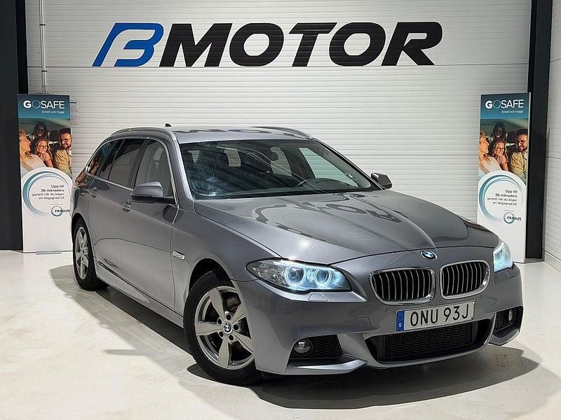 Grå Begagnad 2013 BMW 520 Kombi | 139 900 kr (Marknadspris) - Bild 1/4