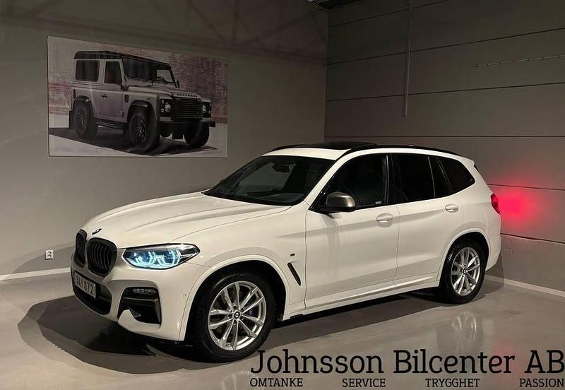 Vit Begagnad 2018 BMW X3 M Sport SUV | 439 800 kr (Marknadspris) - Bild 1/4