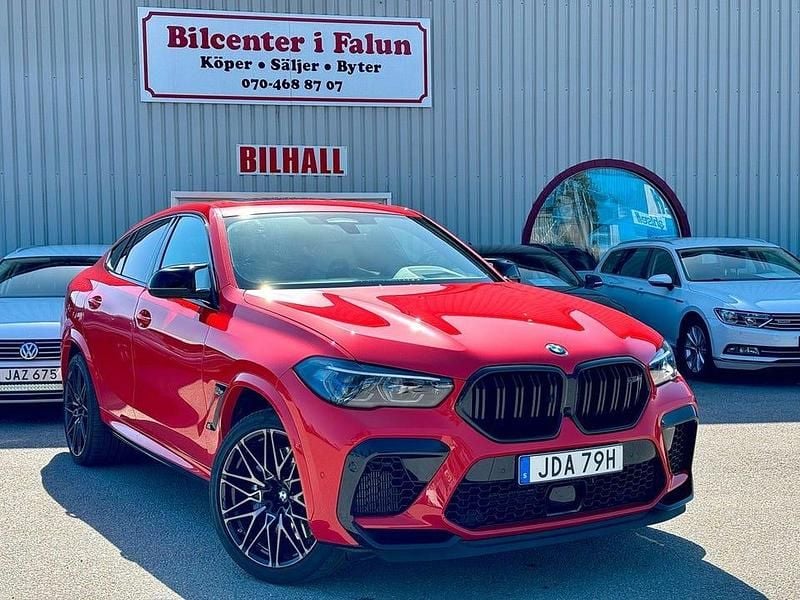 Röd Begagnad 2022 BMW X6 M Competition Edition SUV | 1 299 900 kr - Bild 1/4