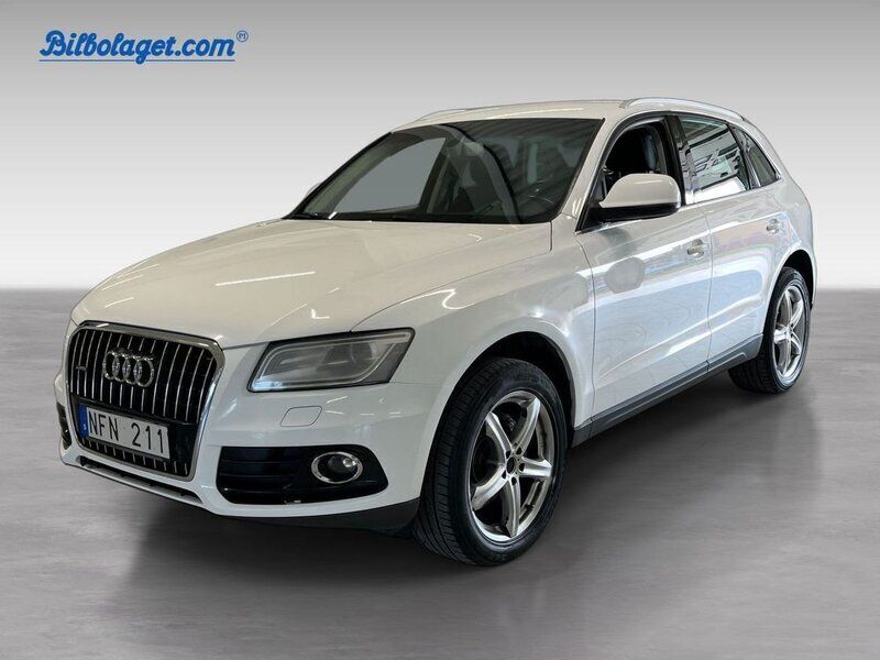 Vit Begagnad 2013 Audi Q5 SUV | 159 900 kr (Lite dyr) - Bild 1/4