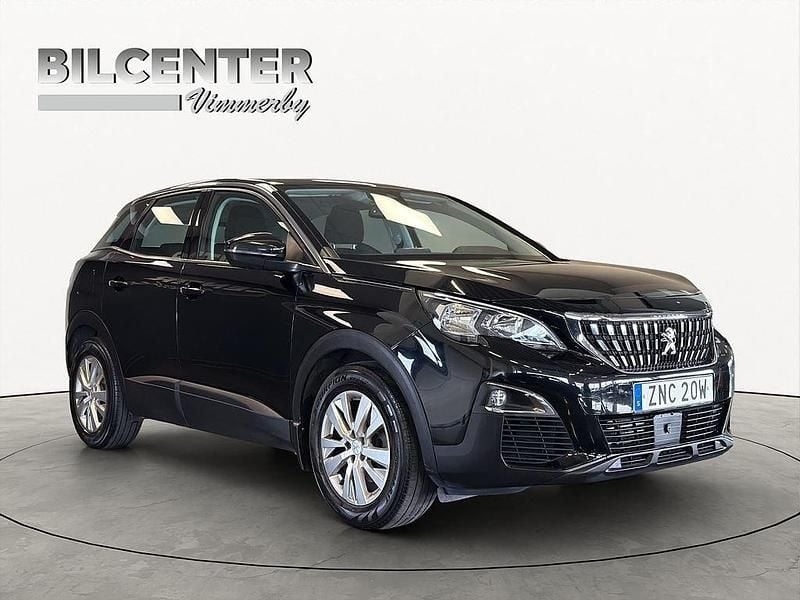 Svart Begagnad 2020 Peugeot 3008 Active Sedan | 159 900 kr (Bra pris) - Bild 1/4