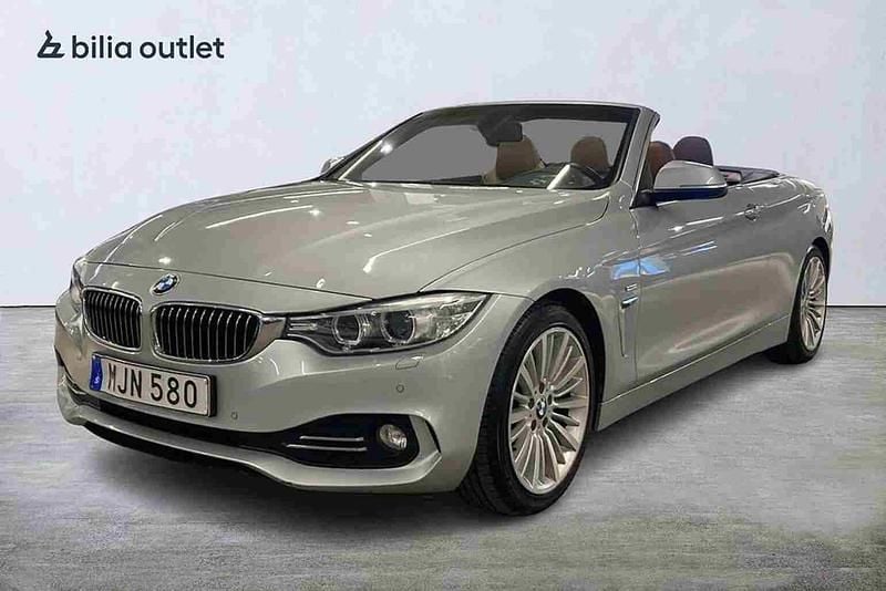 Silver Begagnad 2014 BMW 428 Luxury Line Cab | 224 900 kr (Marknadspris) - Bild 1/1