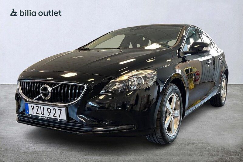 Svart Begagnad 2017 Volvo V40 Business Edition Kombi | 184 900 kr (Bra pris) - Bild 1/3