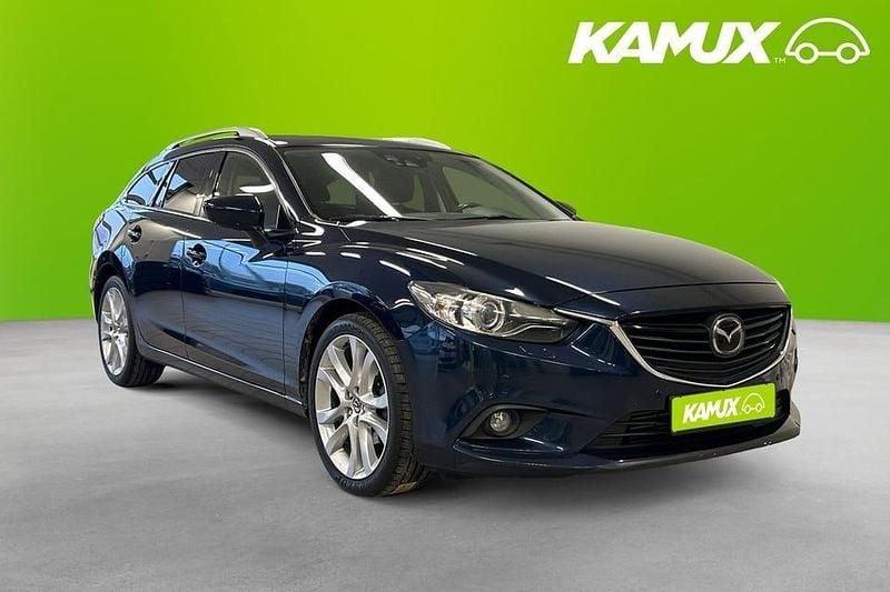 Blå Begagnad 2014 Mazda 6 Kombi | 109 900 kr (Marknadspris) - Bild 1/3