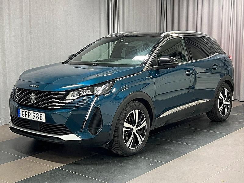 Blå Begagnad 2022 Peugeot 3008 Business-Line SUV | 299 800 kr (Marknadspris) - Bild 1/4