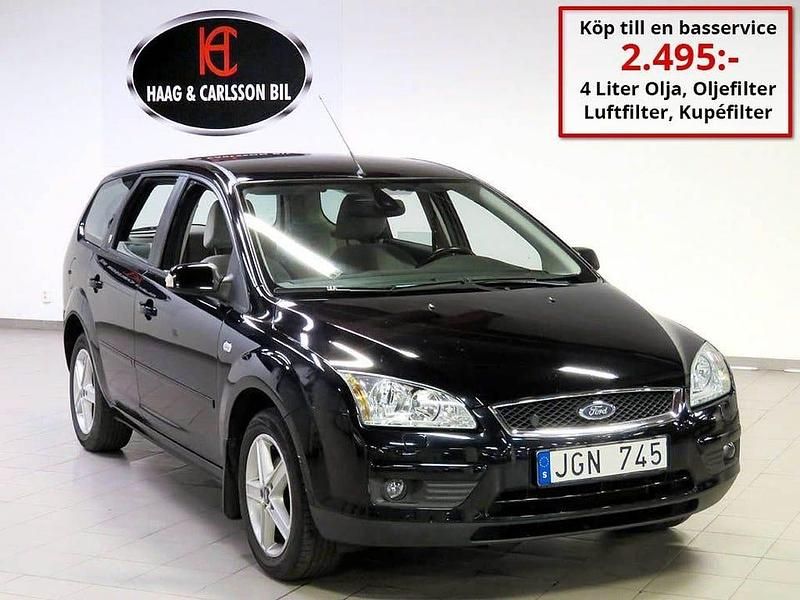 Svart Begagnad 2007 Ford Focus Kombi | 13 900 kr (Superpris) - Bild 1/4
