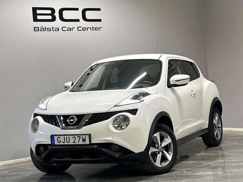 Vit Begagnad 2019 Nissan Juke SUV | 139 900 kr (Marknadspris) - Bild 1/3