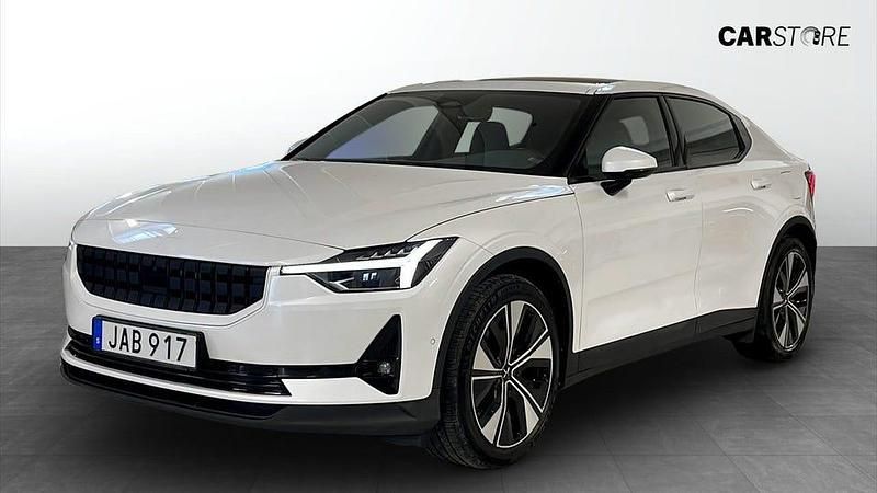 Vit Begagnad 2023 Polestar 2 Long Range Single Motor Halvkombi | 279 900 kr (Marknadspris) - Bild 1/4
