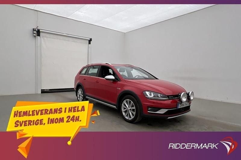 Röd Begagnad 2016 VW Golf Alltrack Kombi | 179 800 kr (Marknadspris) - Bild 1/3