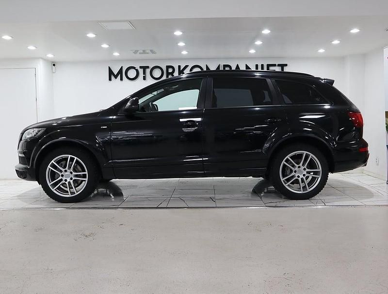 Begagnad Audi Q7 S-Line 204 HK (150 kW) 2015 Svart SUV