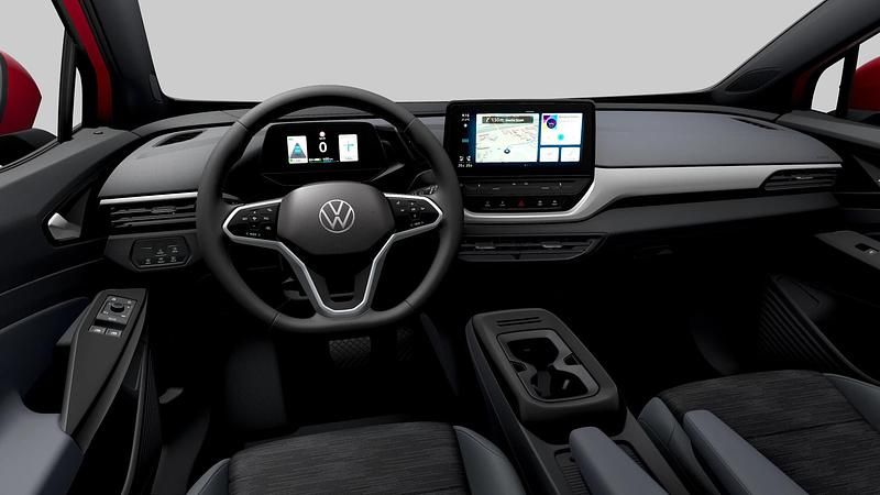 Röd (kings red metallic) Begagnad 2022 VW ID.4 Comfortline SUV | 329 800 kr (Bra pris) - Bild 1/3