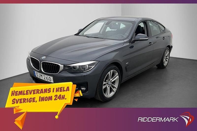 Grå Begagnad 2016 BMW 320 Gran Turismo Sport Line Halvkombi | 204 900 kr (Marknadspris) - Bild 1/3