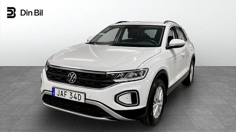Pure white Begagnad 2022 VW T-Roc SUV | 219 900 kr (Marknadspris) - Bild 1/4
