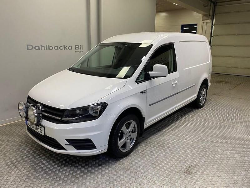Vit Begagnad 2018 VW Caddy Maxi Minibuss | 125 000 kr (Superpris) - Bild 1/4