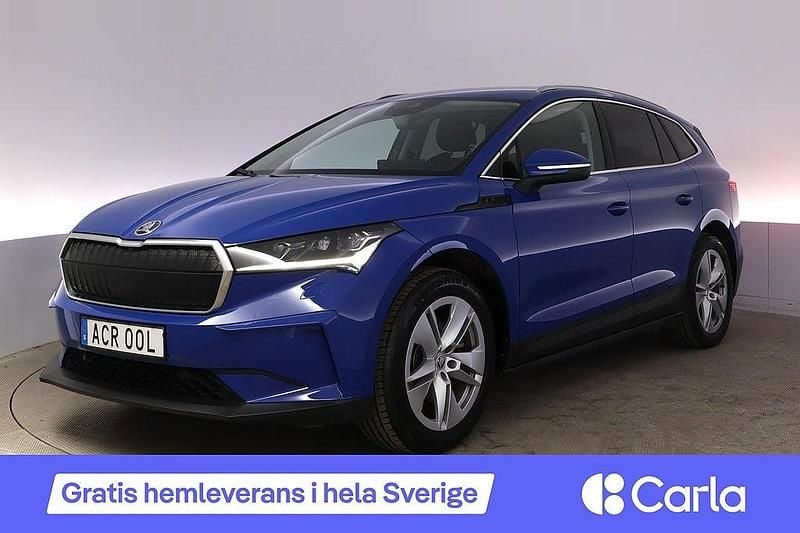 Blå Begagnad 2022 Skoda Enyaq iV SUV | 374 990 kr (Marknadspris) - Bild 1/4