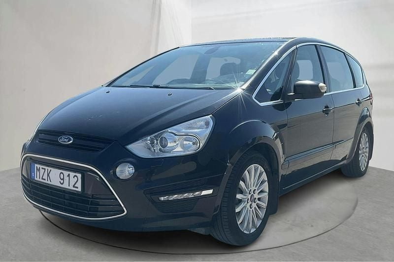 Svart Begagnad 2013 Ford S-MAX S Minibuss | 70 000 kr (Marknadspris) - Bild 1/4