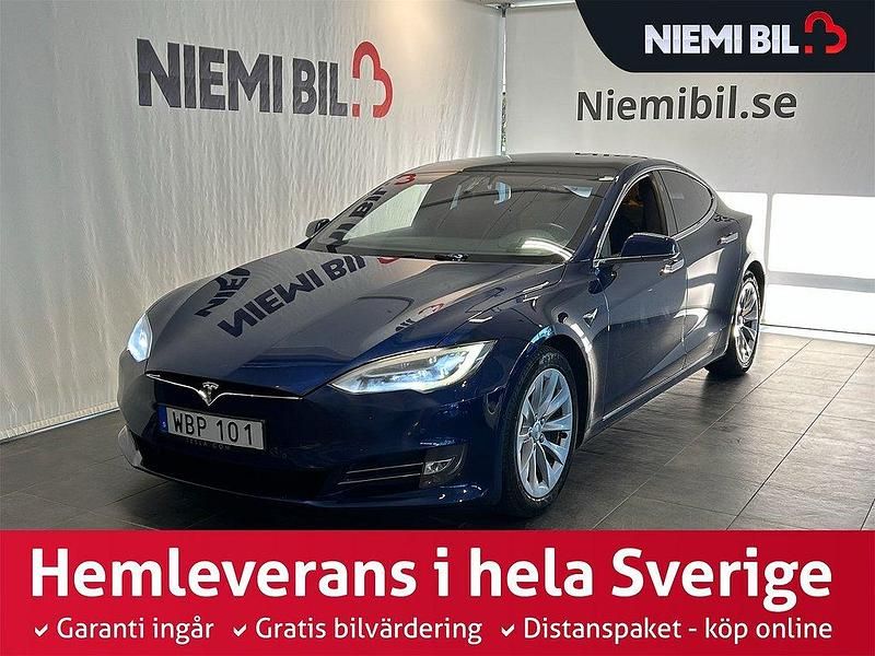 Blå Begagnad 2018 Tesla Model S Halvkombi | 249 900 kr (Marknadspris) - Bild 1/3