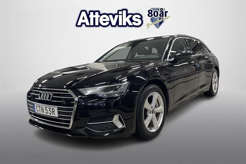 Svart Begagnad 2022 Audi A6 Sport Kombi | 359 900 kr (Marknadspris) - Bild 1/4