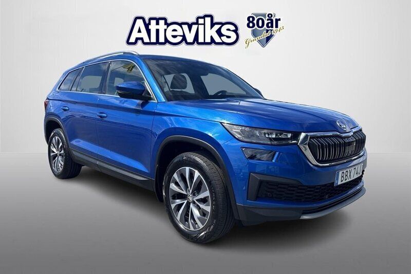 Blå Begagnad 2022 Skoda Kodiaq Style SUV | 359 900 kr (Bra pris) - Bild 1/4