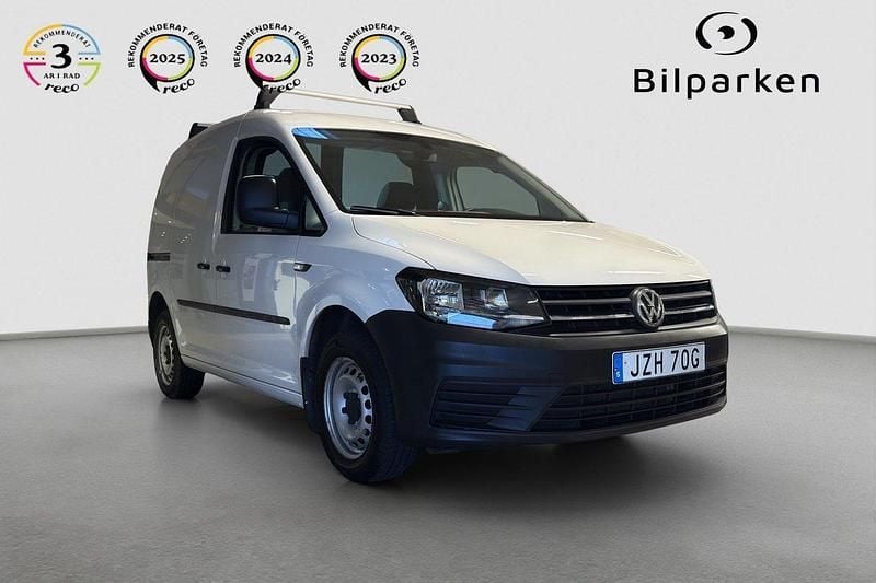 Vit Begagnad 2019 VW Caddy Minibuss | 129 990 kr (Bra pris) - Bild 1/4