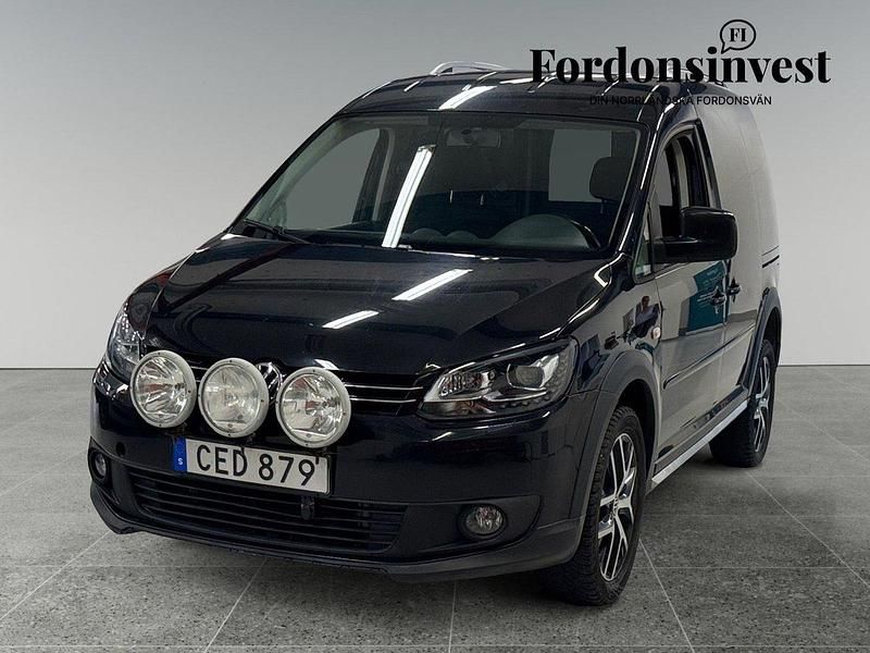 Svart Begagnad 2014 VW Caddy Minibuss | 129 500 kr (Dyr) - Bild 1/4