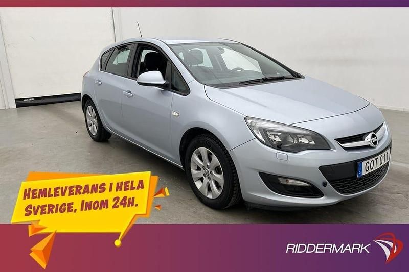 Grå Begagnad 2015 Opel Astra Enjoy Halvkombi | 99 700 kr (Marknadspris) - Bild 1/3