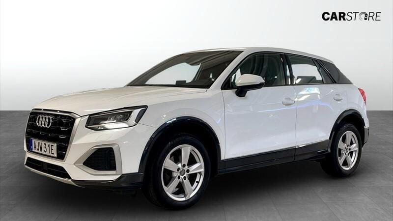 Vit Begagnad 2021 Audi Q2 Advanced Plus SUV | 179 900 kr (Superpris) - Bild 1/4