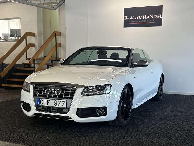 Vit Begagnad 2009 Audi S5 Cabriolet Cab | 229 900 kr - Bild 1/4
