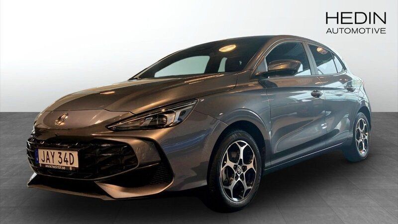 Grå (grey) Ny 2024 MG MG3 Luxury Halvkombi | 269 990 kr (Marknadspris) - Bild 1/4