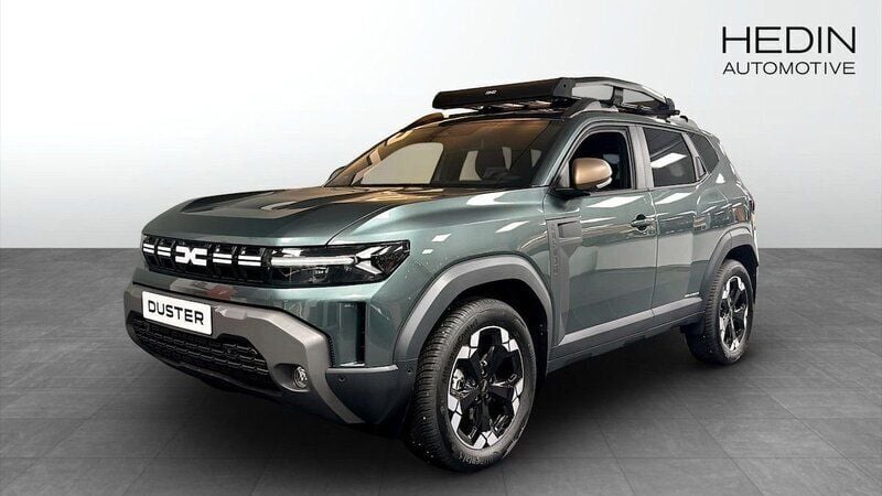 Grön (green) Ny 2024 Dacia Duster Extreme SUV | 337 300 kr - Bild 1/4