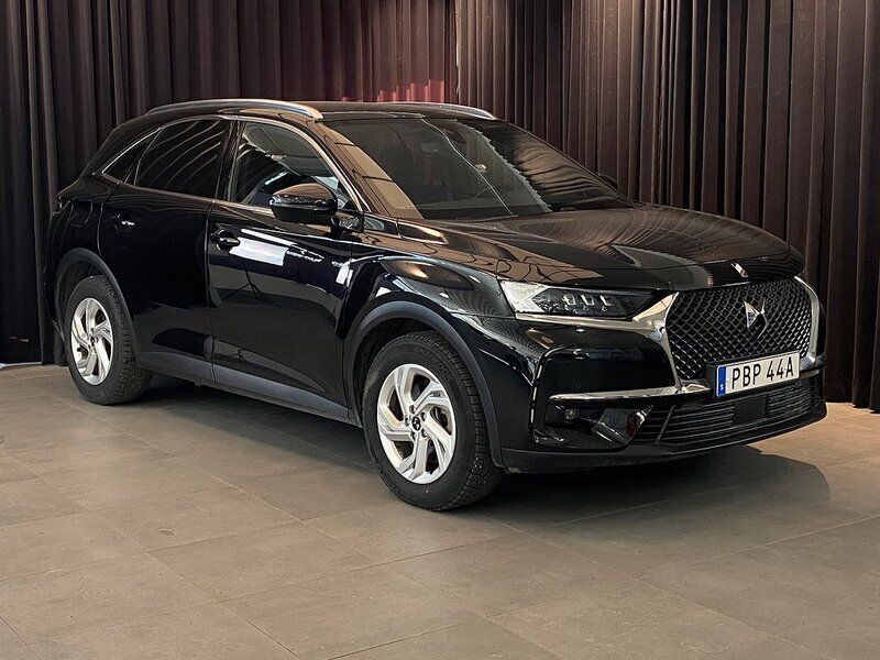 Svart Begagnad 2021 DS Automobiles DS7 Crossback SUV | 299 800 kr (Lite dyr) - Bild 1/4