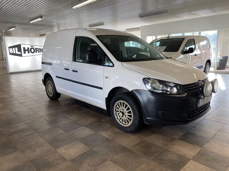 Vit Begagnad 2015 VW Caddy Minibuss | 79 000 kr (Dyr) - Bild 1/4