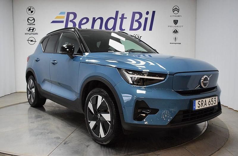 Blå Begagnad 2024 Volvo XC40 Ultimate SUV | 438 500 kr (Bra pris) - Bild 1/3