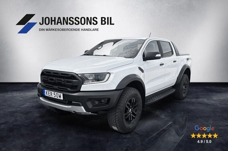 Vit Begagnad 2022 Ford Ranger Raptor Pickup | 519 900 kr (Bra pris) - Bild 1/4
