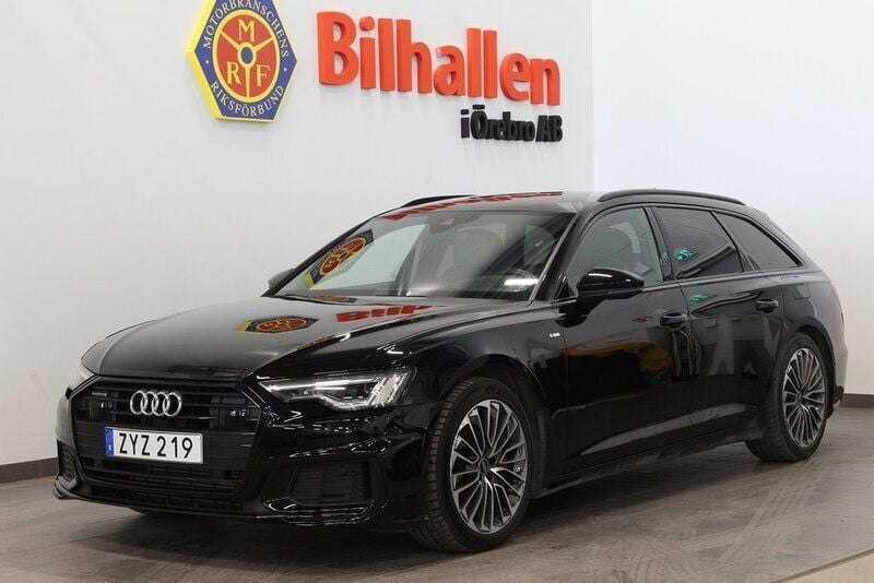 Svart Begagnad 2021 Audi A6 S-Line Kombi | 409 000 kr (Superpris) - Bild 1/4
