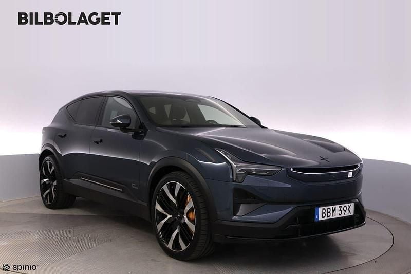 Mörkblå (blå) Begagnad 2024 Polestar 3 Pilot Sedan | 879 800 kr - Bild 1/4