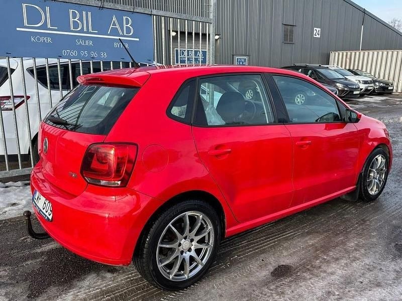 Begagnad VW Polo GT 105 HK (77 kW) 2012 Röd Halvkombi