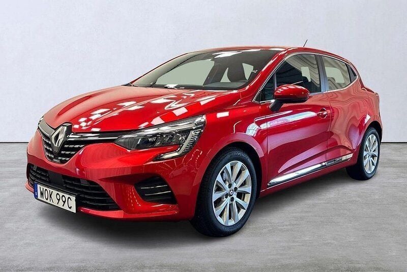 Röd Begagnad 2021 Renault Clio V Intens Halvkombi | 155 000 kr (Marknadspris) - Bild 1/4