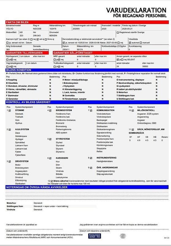 Begagnad Volvo XC60 R-Design 397 HK (291 kW) 2020 Grå SUV