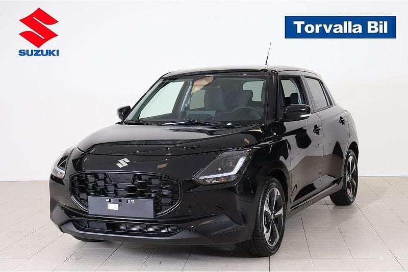 Svart Ny 2024 Suzuki Swift Halvkombi | 239 900 kr (Bra pris) - Bild 1/4