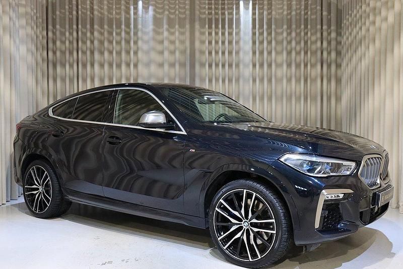 Svart Begagnad 2020 BMW X6 M50 M Sport SUV | 649 900 kr - Bild 1/4