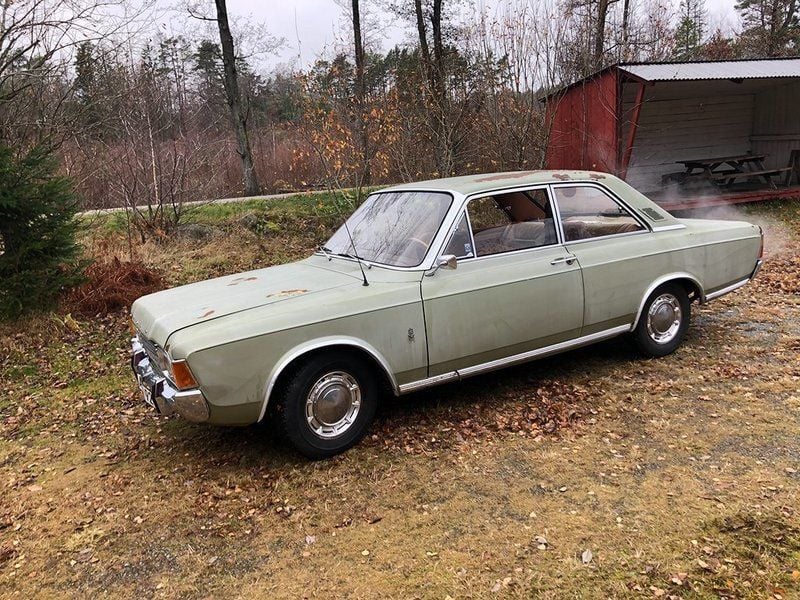 Begagnad Ford Taunus XL 1970 Ljusgrön