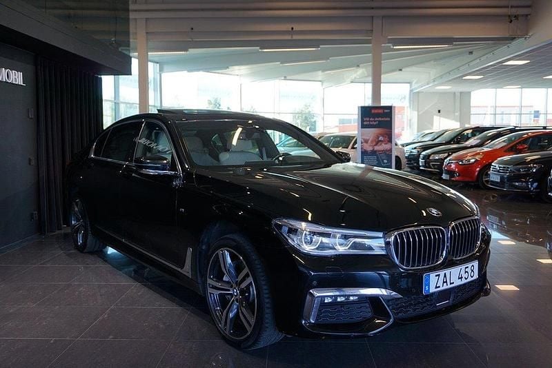 Begagnad BMW 730L Executive 266 HK (195 kW) 2017 Svart Sedan
