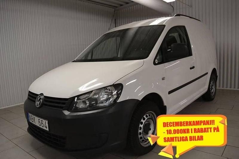 Vit Begagnad 2013 VW Caddy Minibuss | 55 000 kr (Bra pris) - Bild 1/4