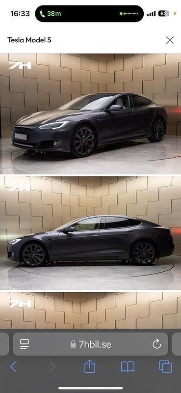 Vit Begagnad 2018 Tesla Model S Sedan | 399 000 kr (Superpris) - Bild 1/4