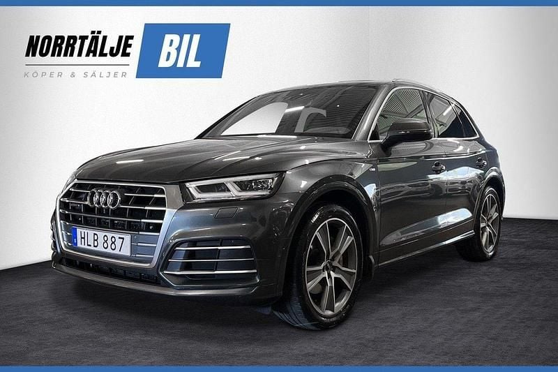 Grå Begagnad 2017 Audi Q5 S-Line SUV | 339 900 kr (Dyr) - Bild 1/3